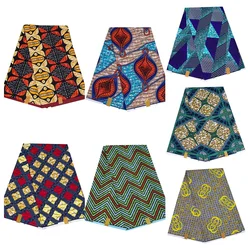 Fashionable 100% Polyester African Traditional Style Wax Batik Floral Fabric Ankara Batik Cloth Material DIY for Sewing