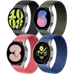 20mm 22mm Band for Samsung Galaxy watch 7/4/5 Pro/6 classic/Gear S3 40 44mm Braided Nylon bracelet correa Huawei GT 2e 3 4 strap
