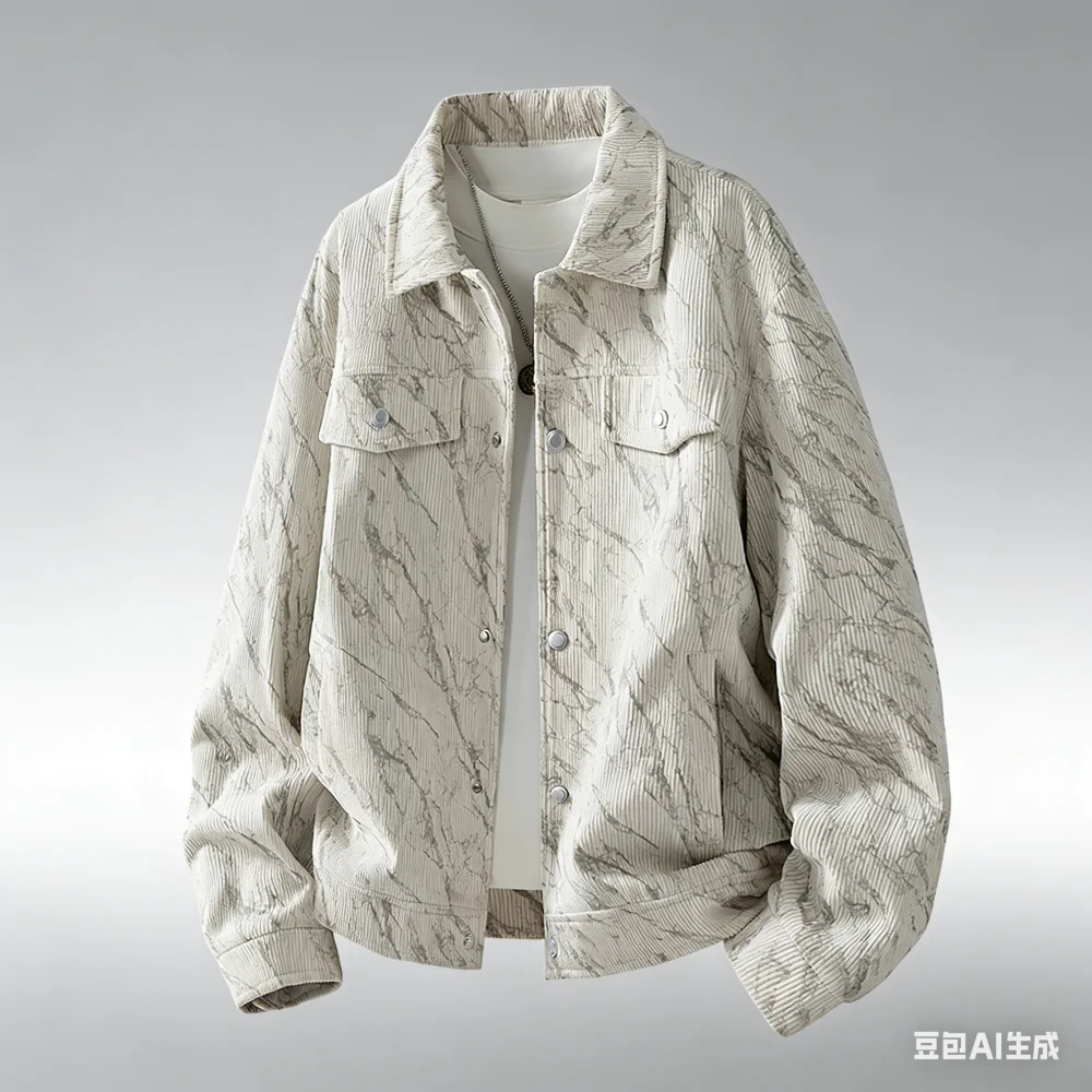 

The new spring-autumn trendy vintage corduroy personalized versatile jacket for men is fashionable, versatile, durable and styli