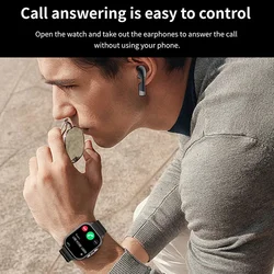 for iPhone 15 Pro Max 14 13 12 17 16 Smart Watch TWS 2 In 1 Wireless Bluetooth Noise Cancelling Earphones Watch Heart Rate NFC