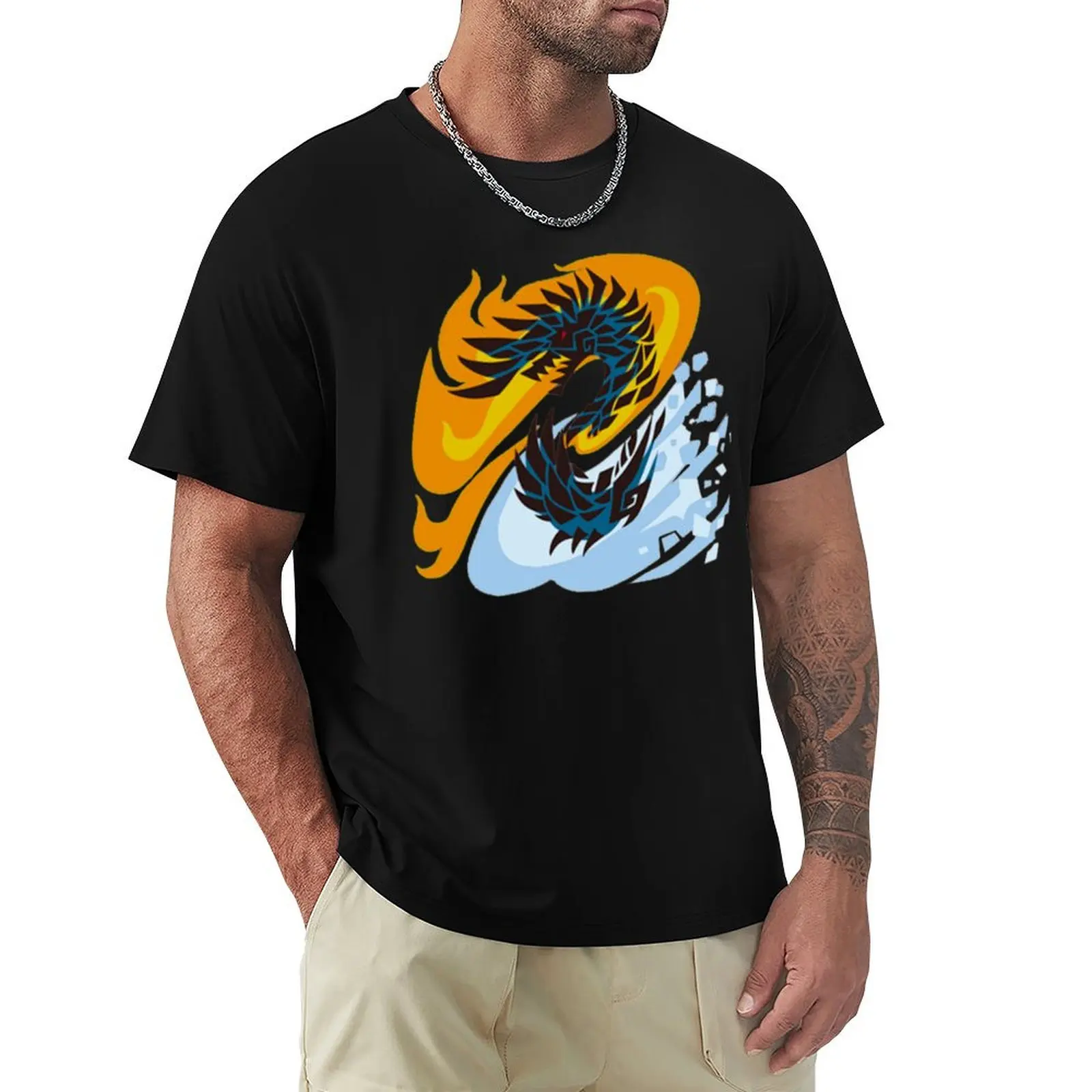 

Alatreon T-Shirt Basic Short Sleeve Cotton Blend T-Shirt