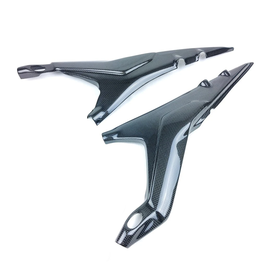 Venda quente para panigale v4/v4s/v4r fibra de carbono sub-quadro cobre protetores versão completa acessórios da motocicleta reposição
