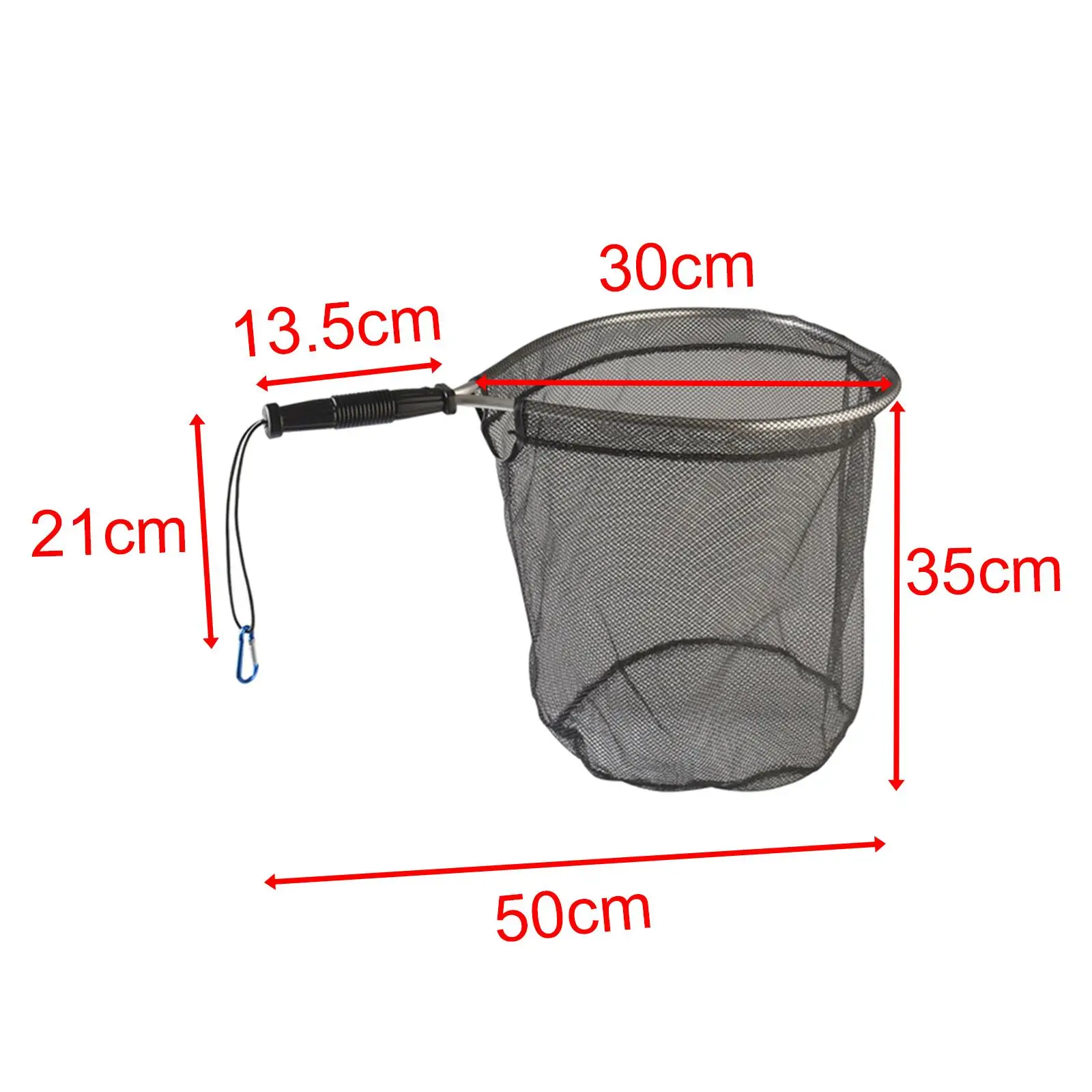 Fishing Mesh Net Lightweight Fishing Landing Net for Boat Fishing Accessory