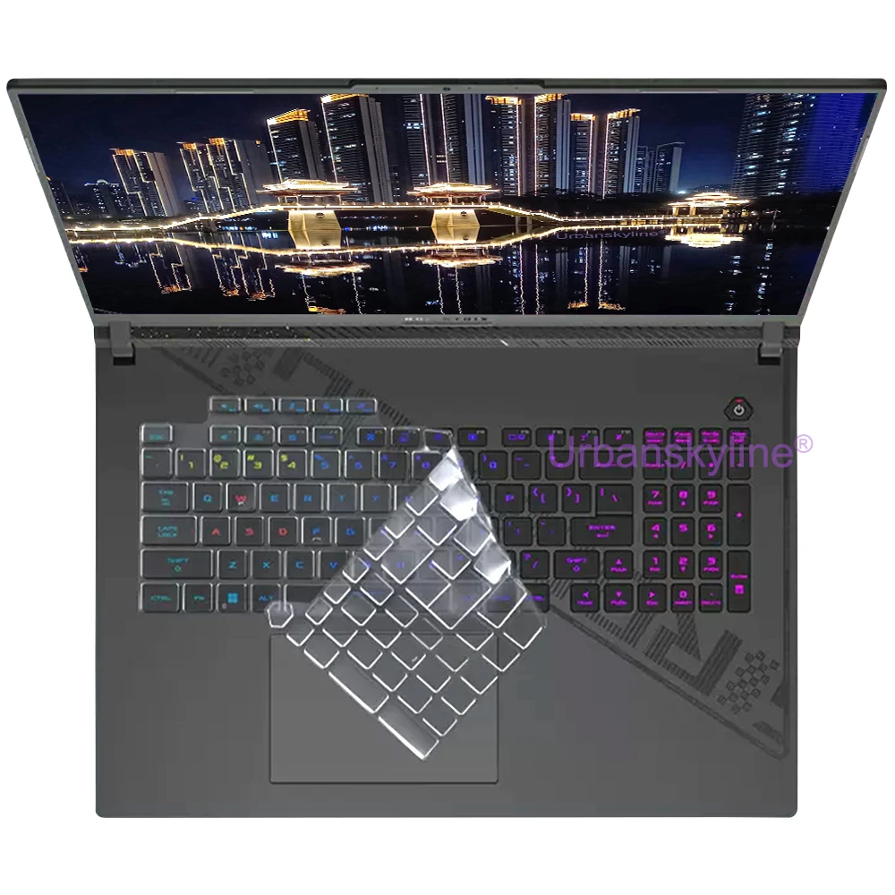 Keyboard Cover for ROG Strix Scar 17 18 G17 G18 Hero G713 G712 G733 G732 G731 G834 G814 Silicone Protector Skin Case 15 16 17