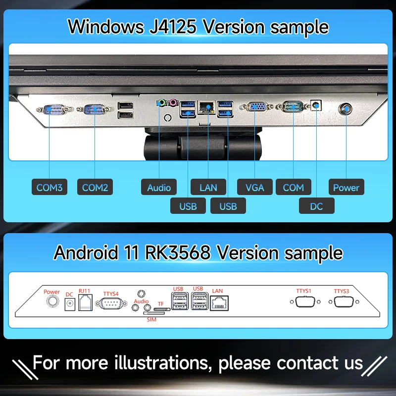 Pos-systemen Kassa Restaurant Touchscreen Verkoopspunt Systemen Pos-machine voor supermarkt