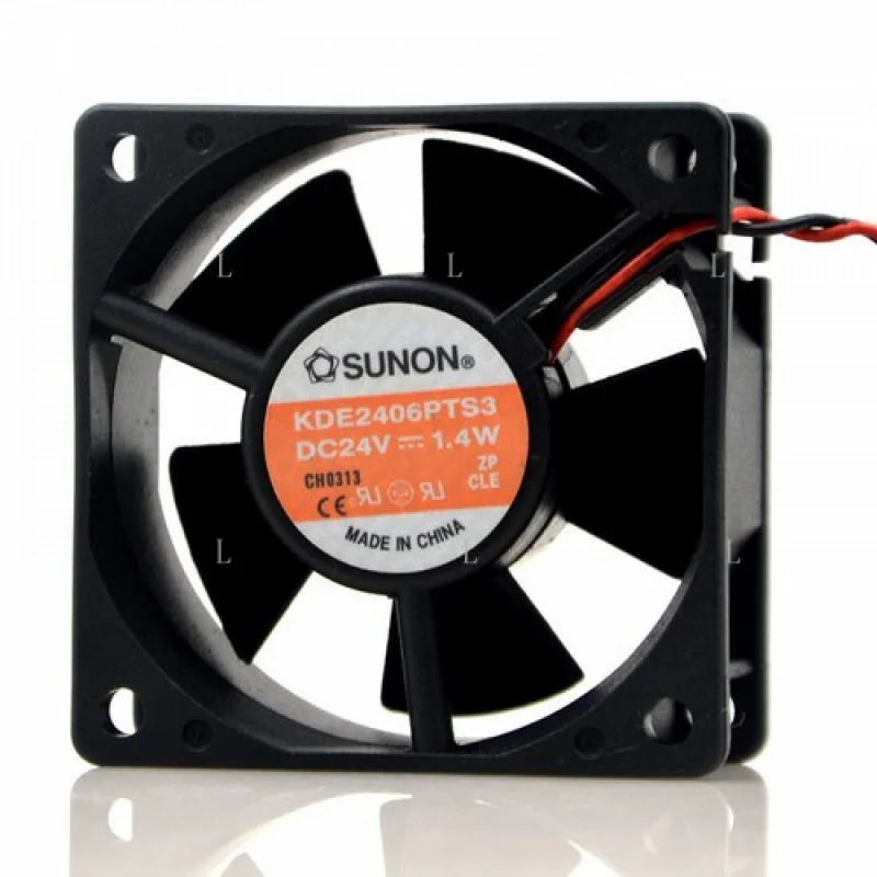 

L 1 шт. для SUNON KDE2406PTS3 24 В 1,4 Вт охлаждающий вентилятор 60*60*25 мм 2pin [M158a]
