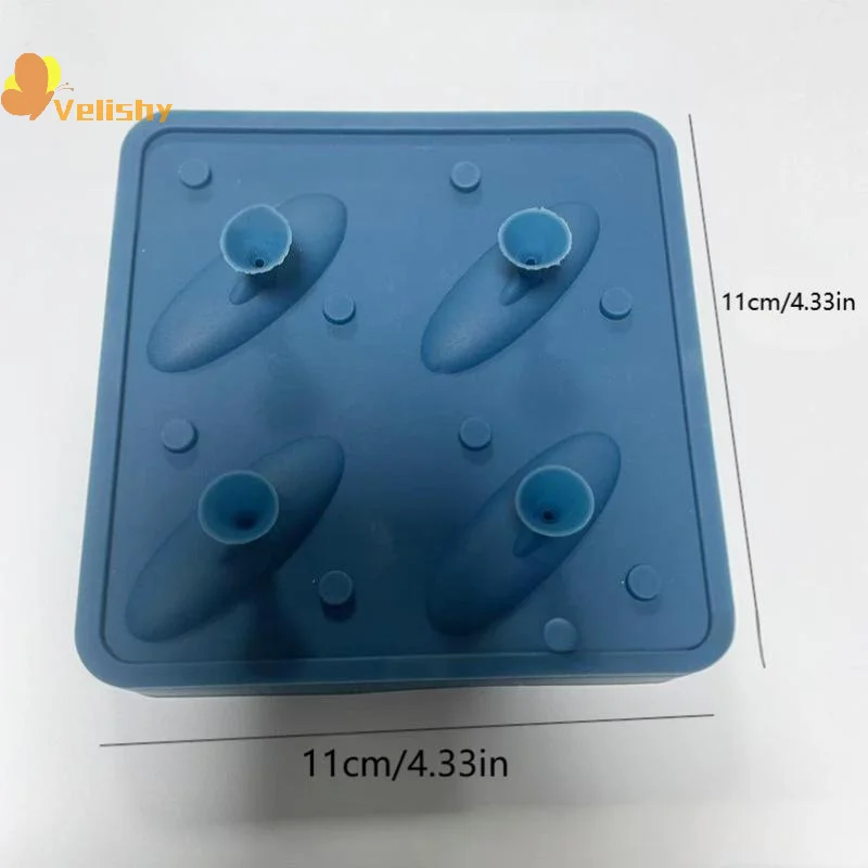 قالب ثلج من السيليكون على شكل سمكة قرش، قالب تشكيل صينية سيليكون لطيف وسهل الإصدار، مناسب لمياه الشرب، قالب آيس كريم المطبخ