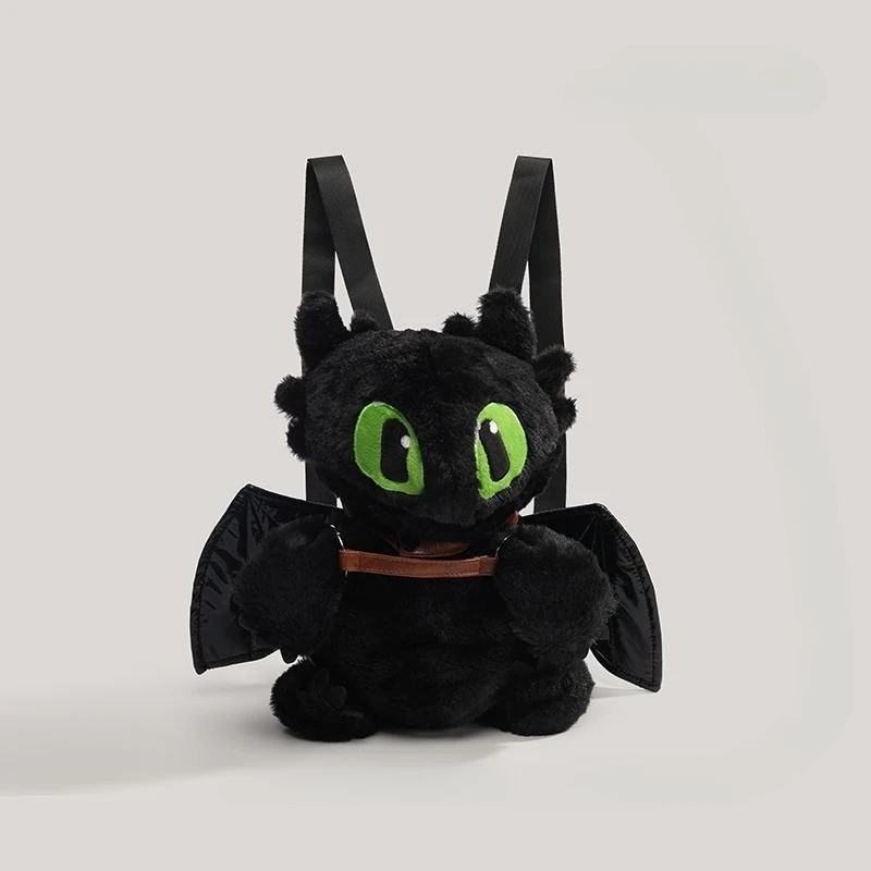New How to Train Your Dragon Toothless Cartoon Cute Anime Merchandise Plush Doll Backpack Creative Personalized Cute Backpack - view 2