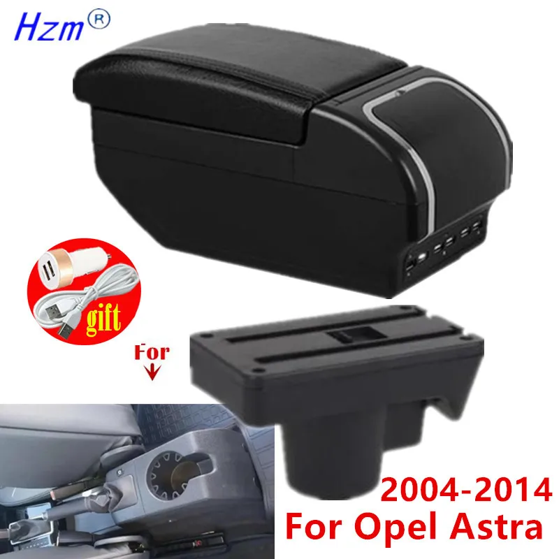 For Opel Astra Armrest Box For Opel Astra H Car Armrest box 2004-2014 Storage box Interior Dedicated Retrofit Car Accessories