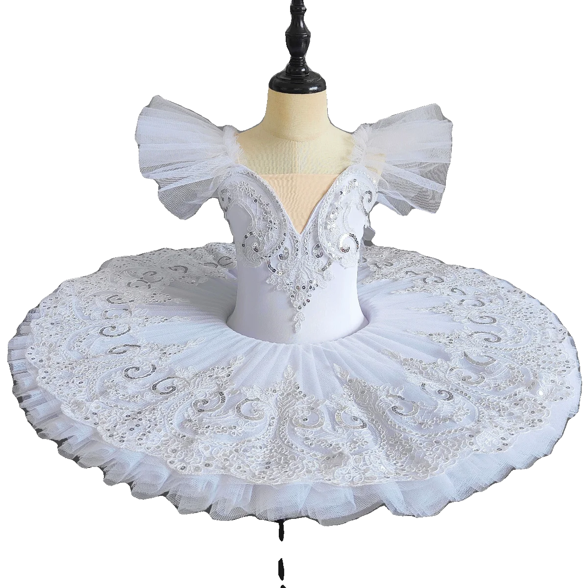 Ballett Tutu Weiß Schwanensee Pfannkuchen Tutu Ballerina Party Tanz Kostüme Ballett Kleid Mädchen Frauen Erwachsene Kinder Professionelle