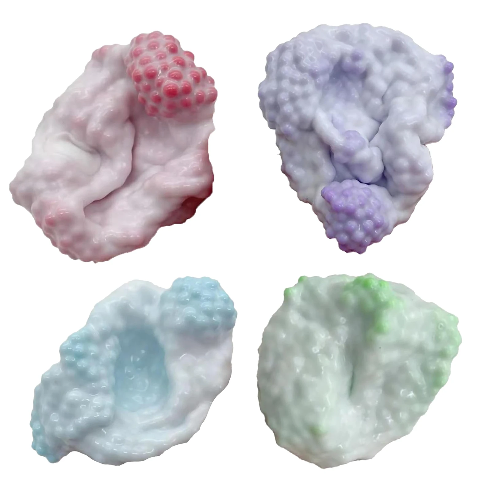 

Игрушка-мяч для сжимания, маленькая игрушка-мяч из бисера, силиконовый виноградный мяч для снятия стресса с маленькими бусинами, формируемая хлюпающая игрушка для снятия стресса