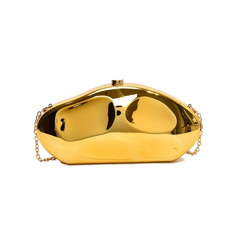 

Women Acrylic Shell Bag Cute Evening Clutch Bag For Wedding Party Small Gold Purses Designer Summer Beach Handbags