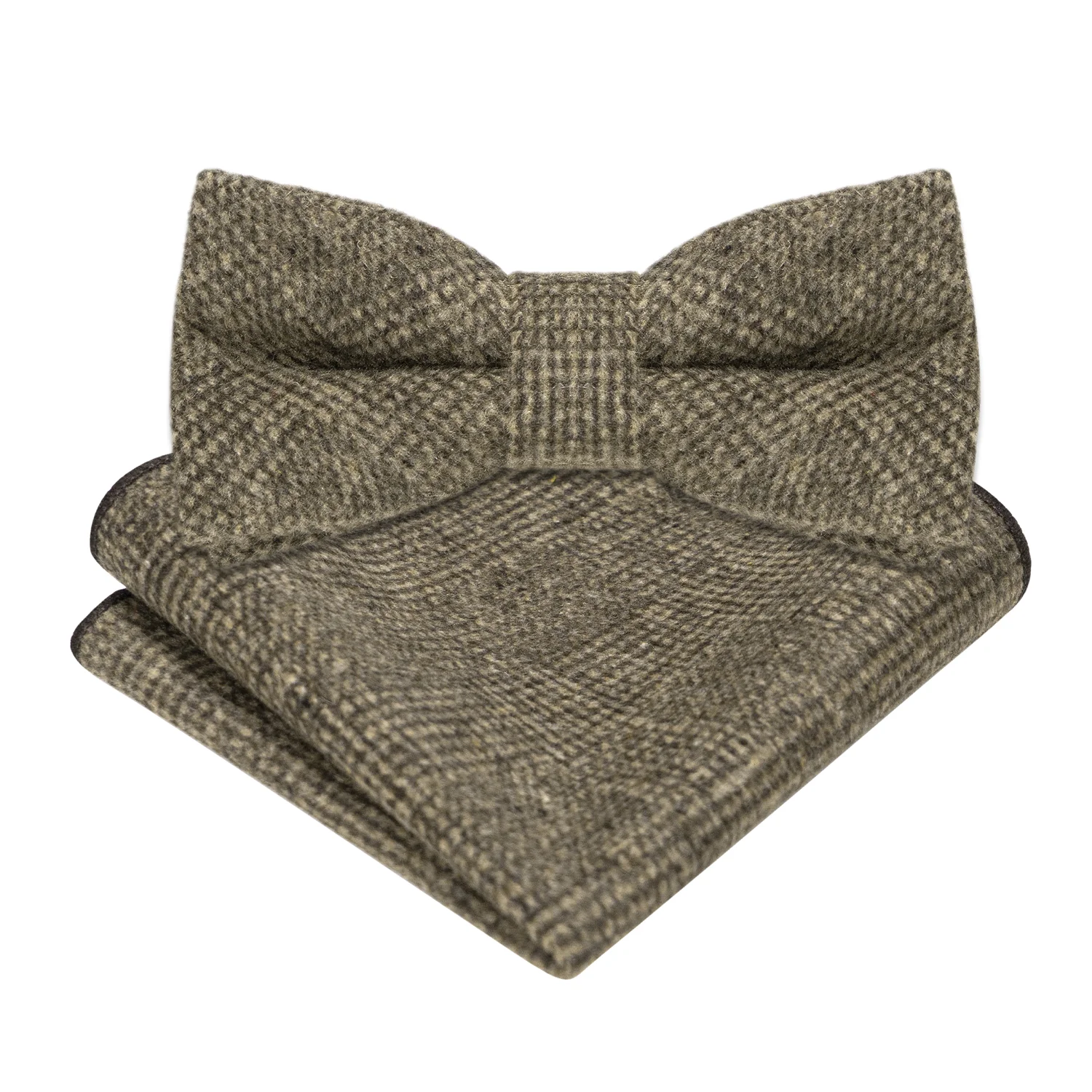 EASTEPIC Cashmere Neckwear Dupla Camada Grosso Gravata Borboleta para Homens Conjunto Hanky Acessório de Lã Cor Quente Presente de Casamento Festa de Inverno