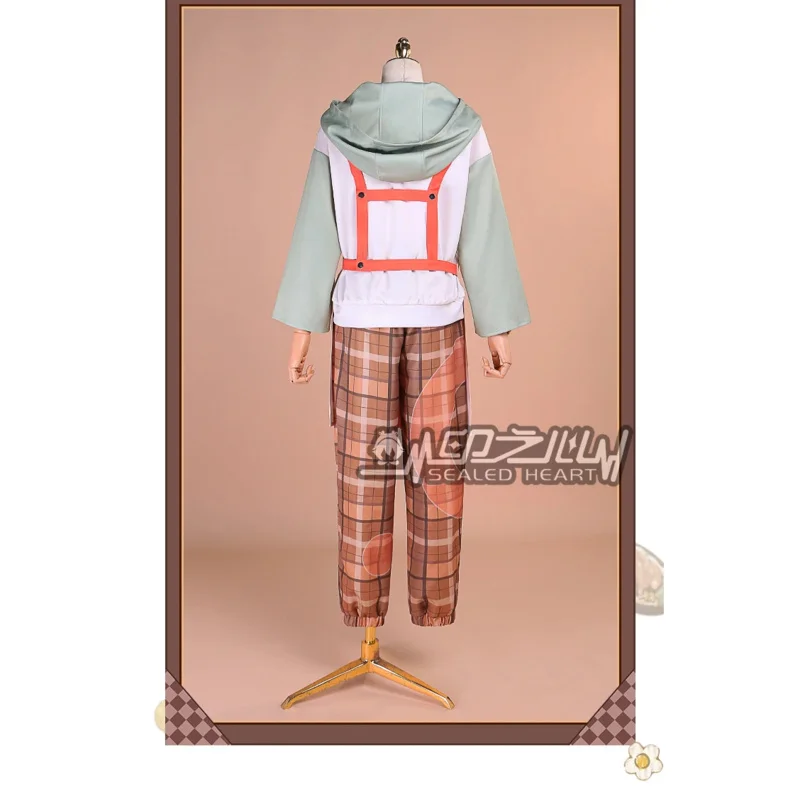 Anime PJSK Tenma Tsukasa tms Cosplay Costume tks Wig Strap Skirt Hoodie Pants Necklace Halloween Carnival Men Women Casual Set view 6