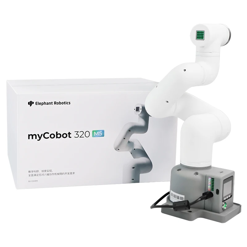 Mycobot 320 M5 Collaboratieve Robotarm Ondersteuning 1Kg Payload Collaborative Desktop Commerciële Robot Met Pro Adaptieve Grijper