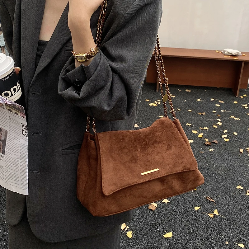 Retro Versatile Large Capacity Shoulder Bags 2025 Fashion New Chain Underarm Women's Bag Concise Casual Advanced Sense Tote Bag