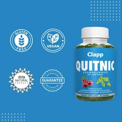 Quit-NIC, Smoking cessation gummies, all natural - nicotine free - non genetically modified, vegetarian. 60 gummies