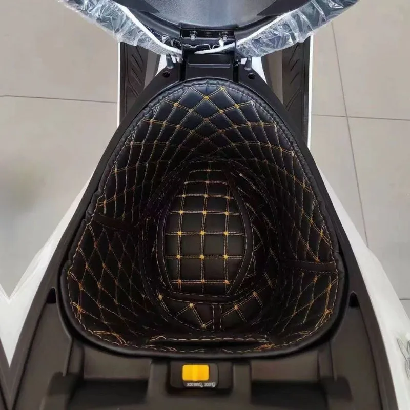 For SYM Cruisym 150X Compartment Seat Barrel Pad Motorcycle Lining PU Storage Box Bucket Protective Cushion Cover Accessories view 5