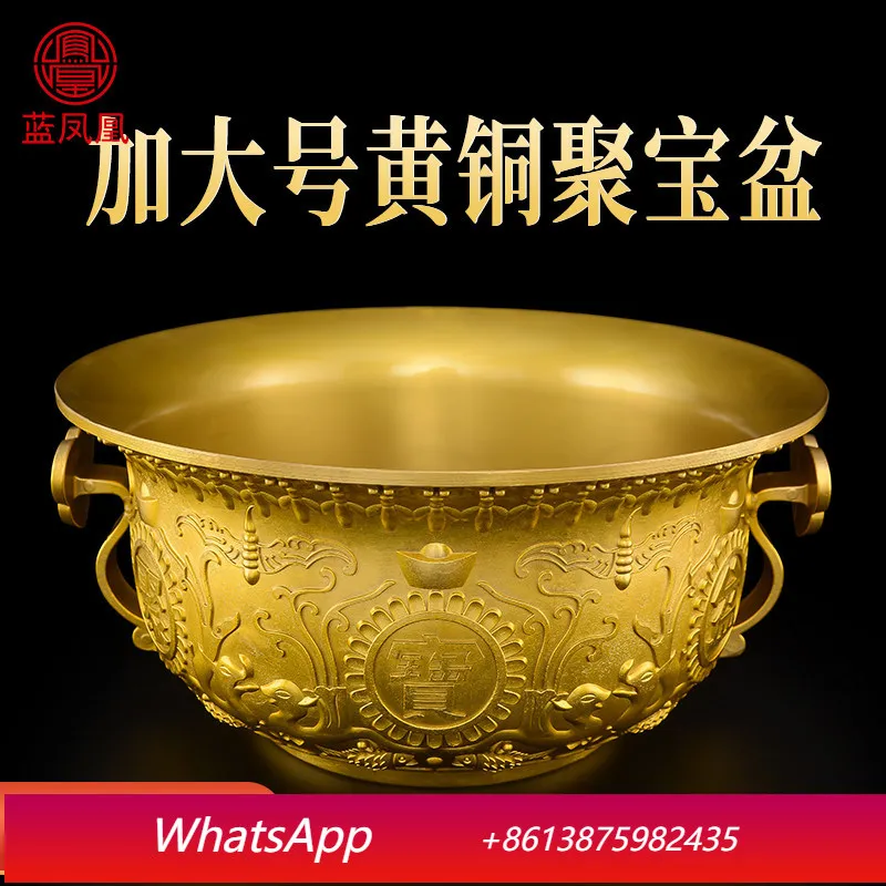 

CX brass cornucopia ornament attracts all the best from home