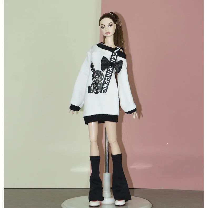 Neue 1/6 Skala Puppe Outfit Rock Bein Abdeckung Kleidung Set für 30 cm Dünne BJD Mädchen Puppen Dress Up Spielzeug puppenhaus Zubehör – Detail 10
