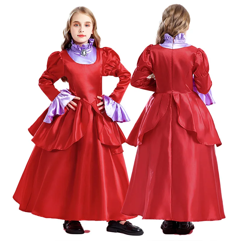 Disfraz de Halloween para niños, disfraz de madrastra de Cenicienta malvada, disfraz de Tremaine para niñas