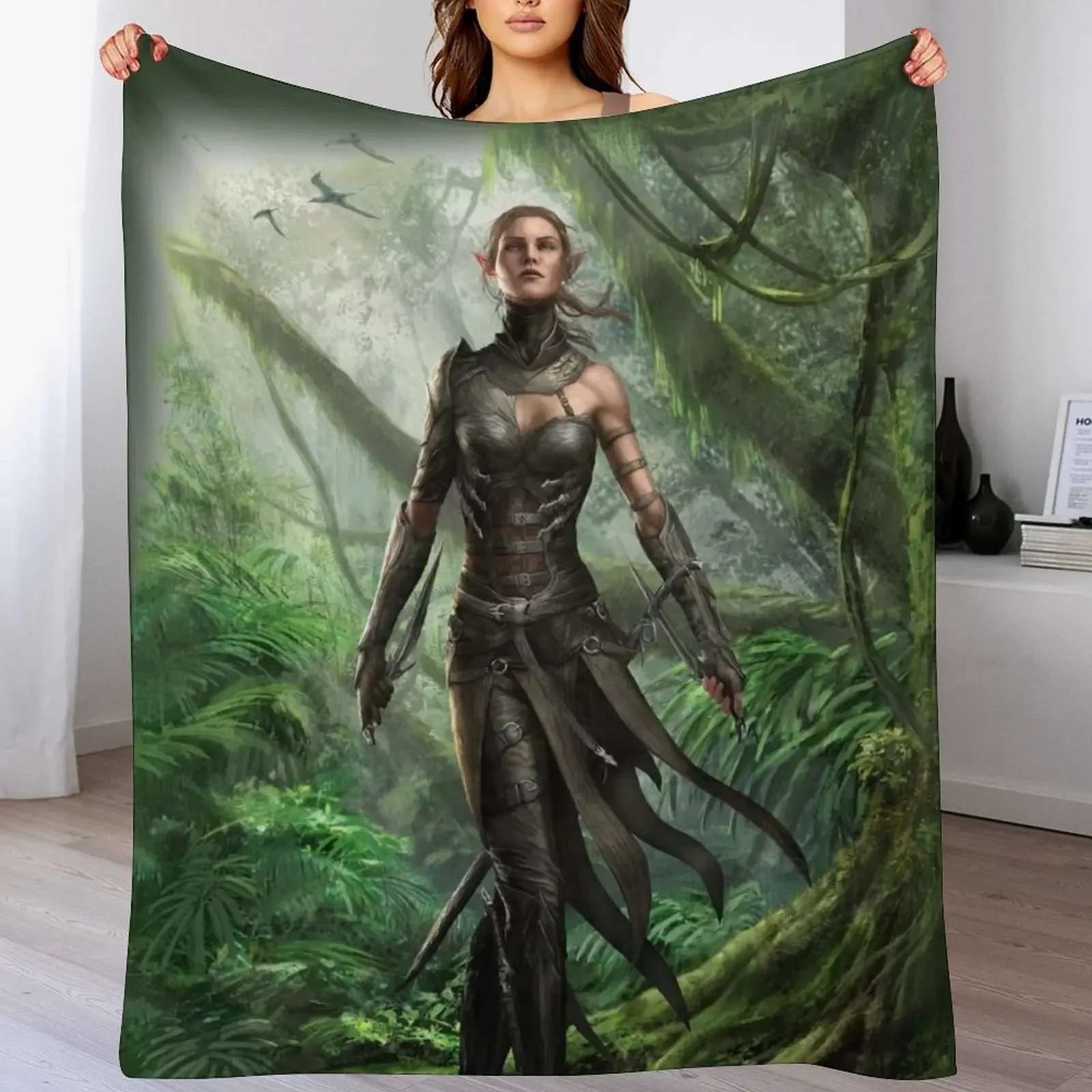 Sebille Throw Blanket Warm Comfortable Blanket for Office Napping