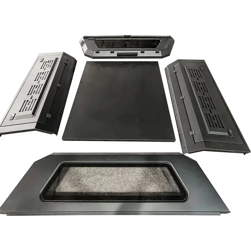 Factory Hot Seller Quality  Steel Split Type Door High Hardtop Pickup Canopy