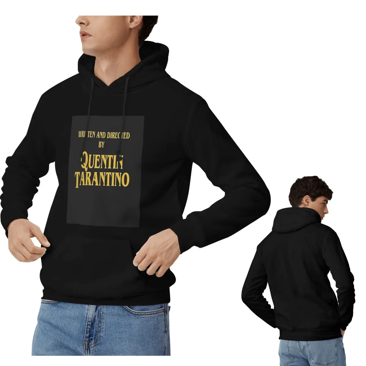 Written And Directed By Quentin Tarantino Hoodies Men Women Casual Pullover Sweatshirts Long Sleeve Streetwear Autumn Winter