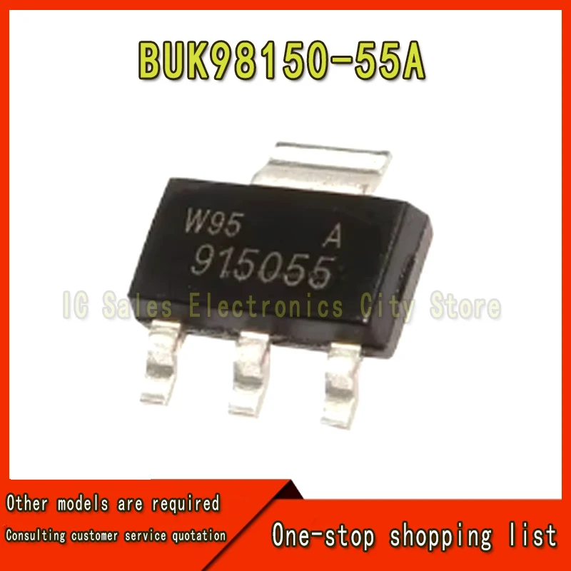 10 Stuks Originele 915055 BUK98150-55A 5.5a/55V Veldeffecttransistor Sot223 Automotive Computerbord Ic