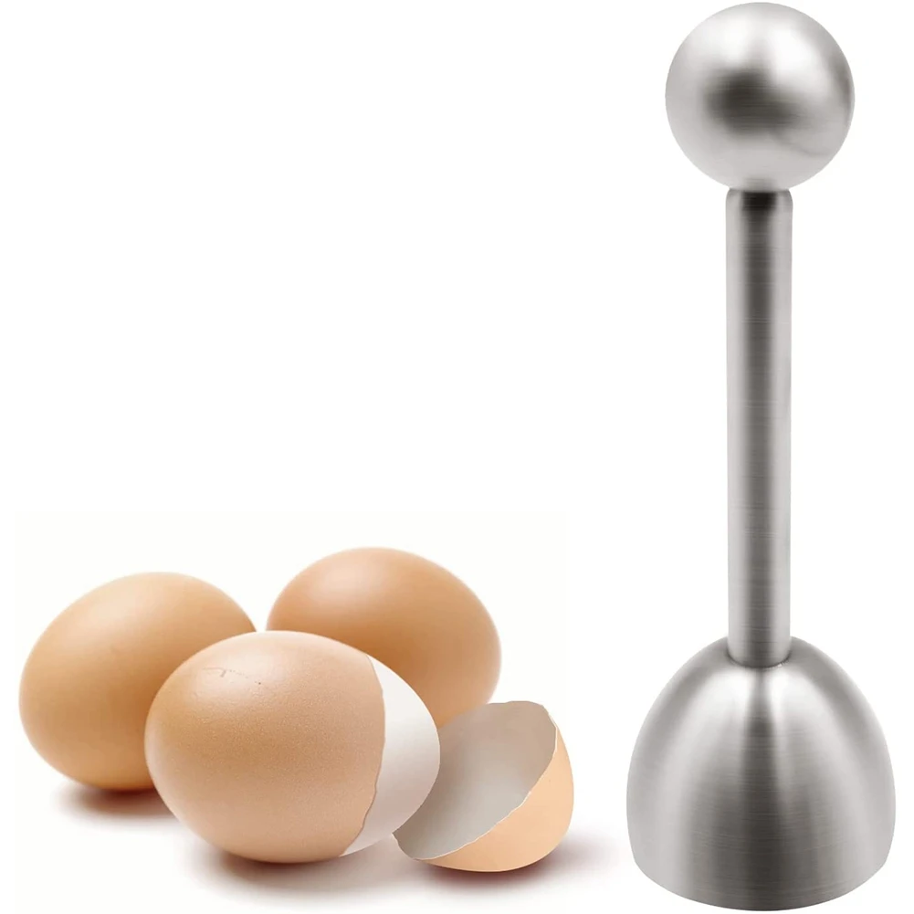 Cozinha Egg Slicer, Ferramenta Abridor, Egg Cracker Remover, Separador de conchas, Ovos cozidos macios duros