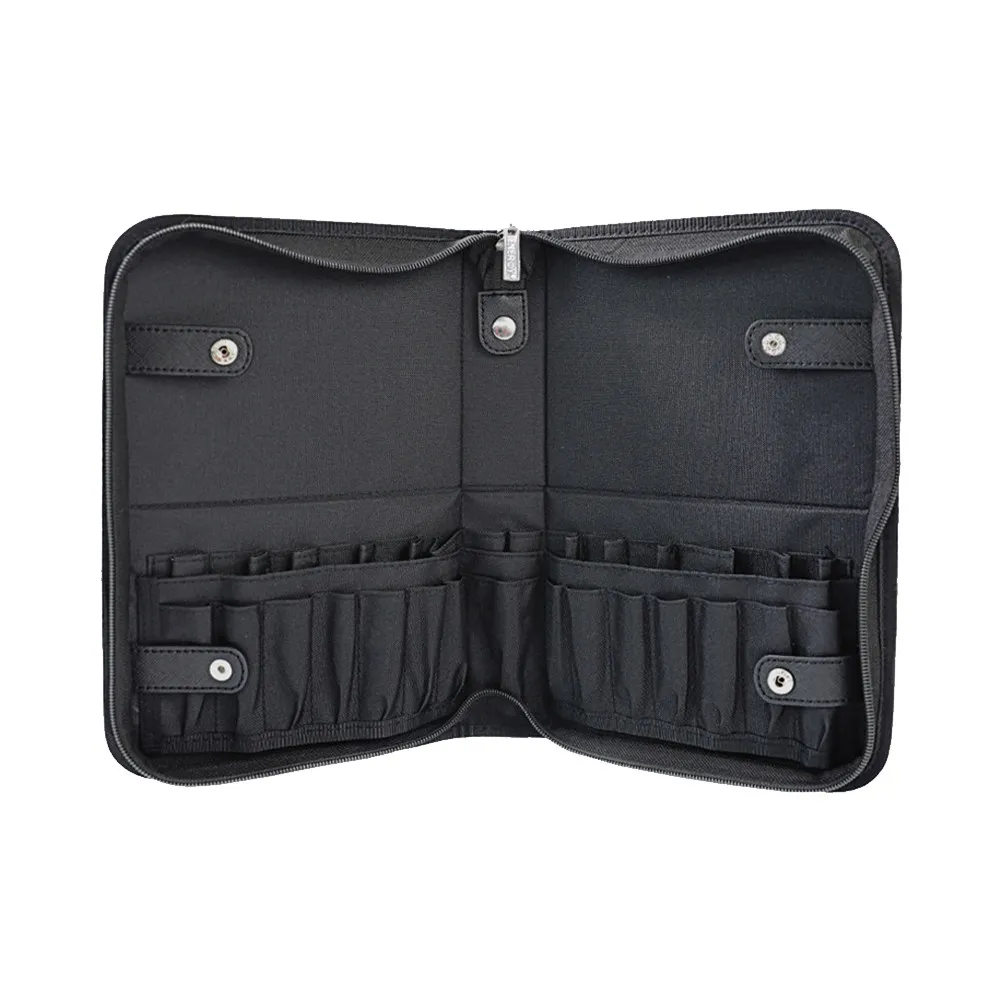 

Высококачественный портативный органайзер для кистей для макияжа, чехол-косметичка с раскрытием на 180 градусов, держатель для кистей для путешествий и дома