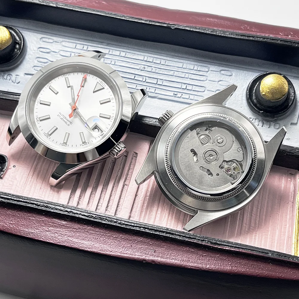 36mm/39mm Water-Resistant Automatic Mechanical Watch with Sapphire Glass, New Model with Green Hands, Equipped with Chinese NH35 view 5