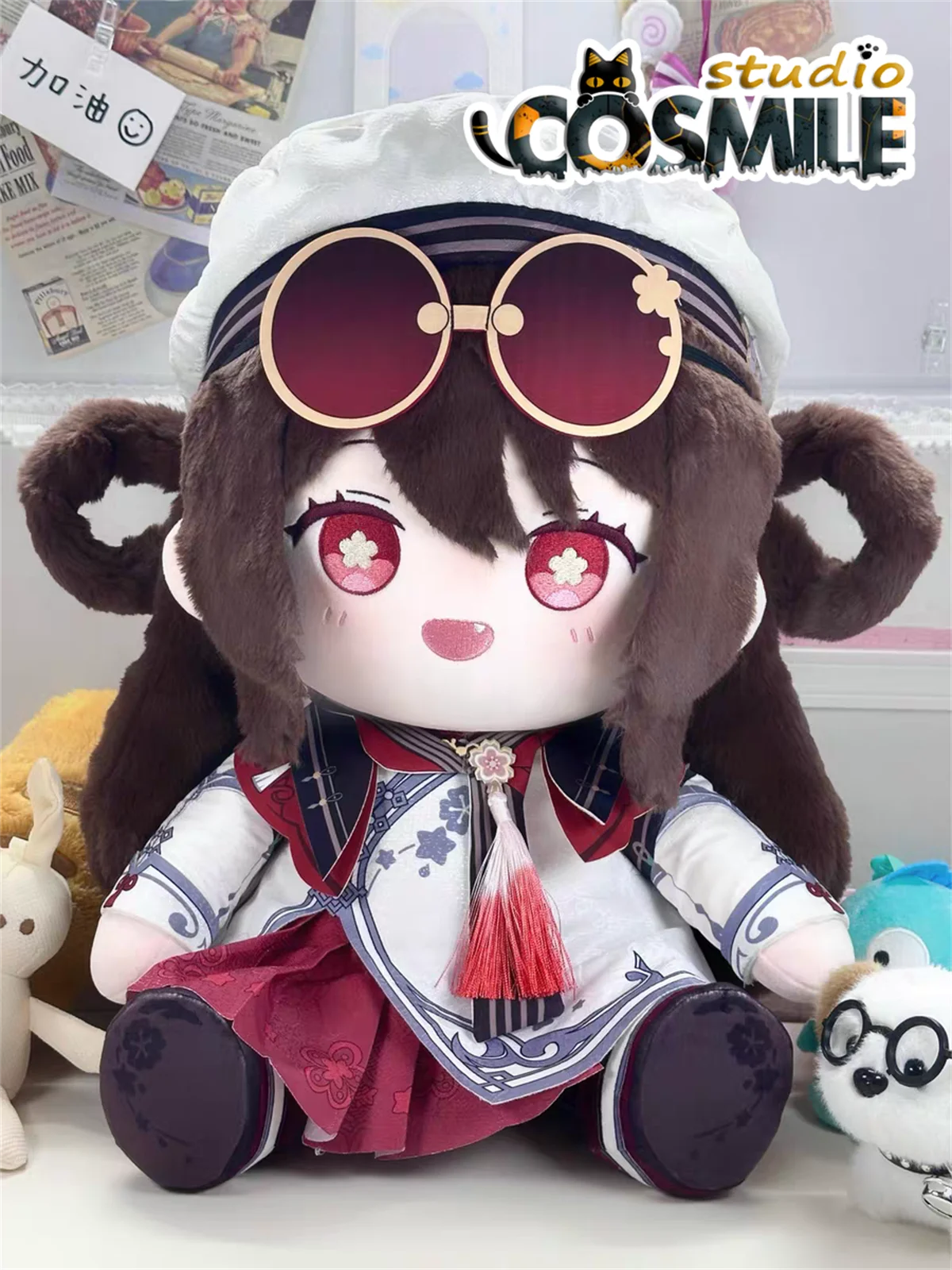 

げんしん Hu Tao フータオ 호두 Game Genshin Impact Stuffed Plushie 40cm Plush Doll Body Clothes Jong