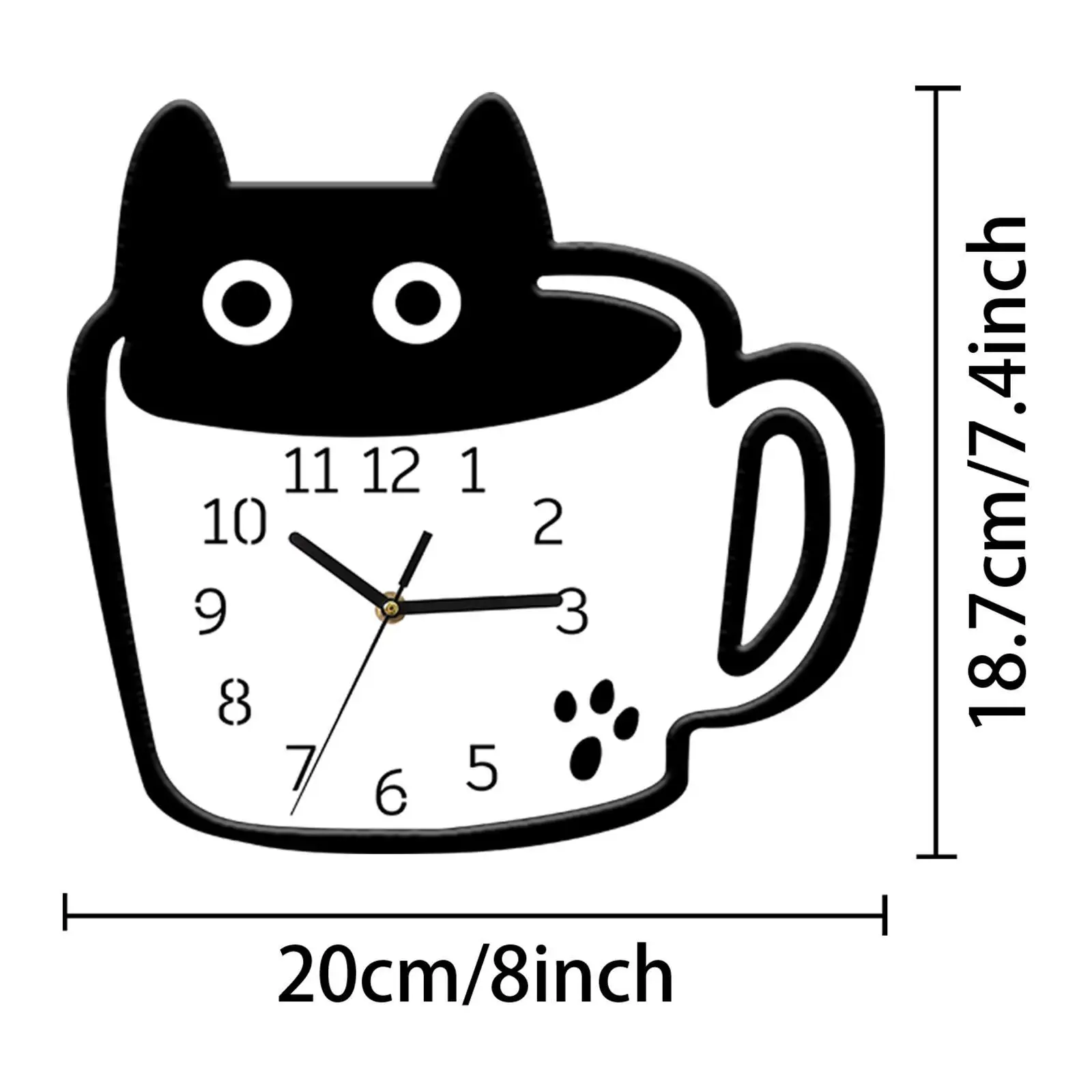 Table Clock Desk Clock Sturdy Non Ticking Decorative Practical Gift Desktop