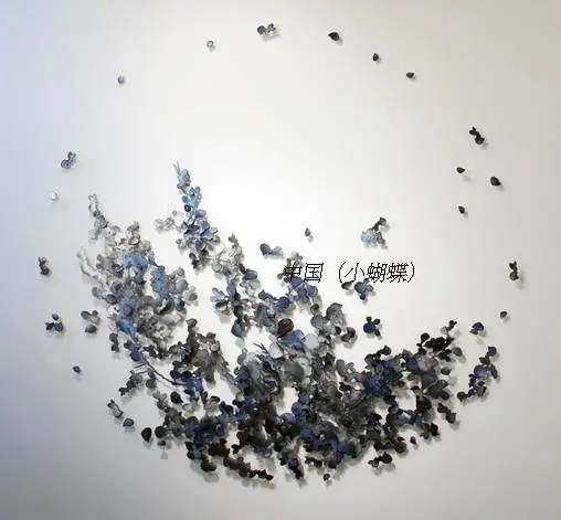 European metal abstract geometric shape wall decoration wall hanging hotel wrought iron three-dimensional map soft decoration ar