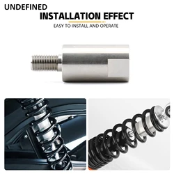Motorcycle Rear Shock Extender for Yamaha PW80 1983-2023 TTR90 1999-2023 Rear Suspension Lift Kit Stainless Steel