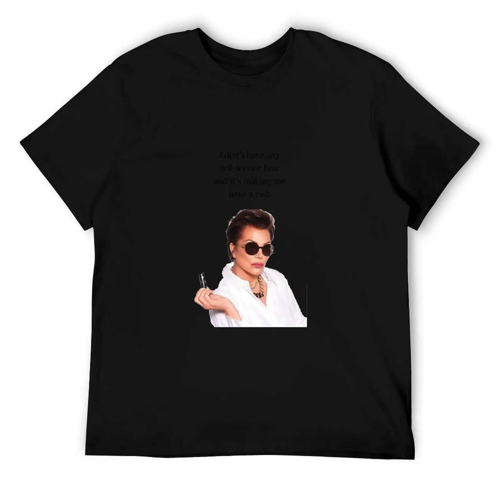

kris jenner T-Shirt t shirt men 100% cotton luxury brand funny t shirts dark humor T-Shirt