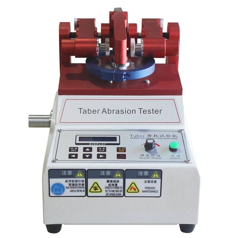 Slijttester Doek Papier Gecoat Vloer Slijtagetester Leer Plastic Oppervlak Slijtagetestmachine
