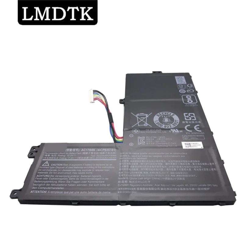 

LMDTK Новый AC17B8K Аккумулятор для ноутбука Acer Swift 3 SF315-52 SF315 SF315-52G-58HG 15,2 V 48WH