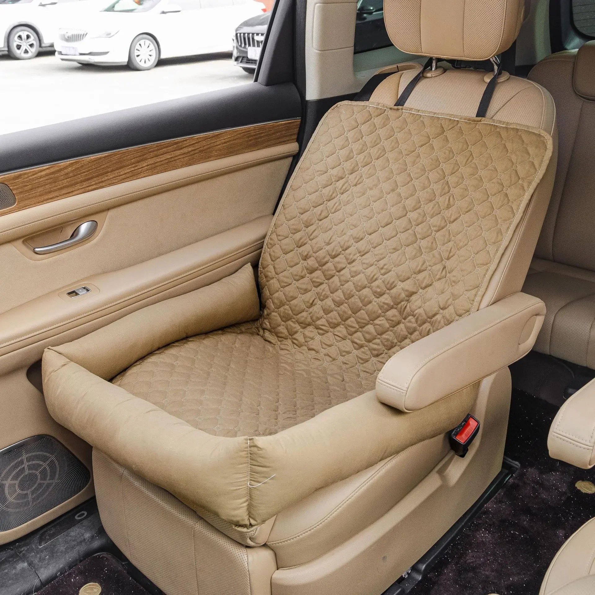 Dog Car Seat Solid Pattern Rem - Travel Accessories For Dogs 评论和价格