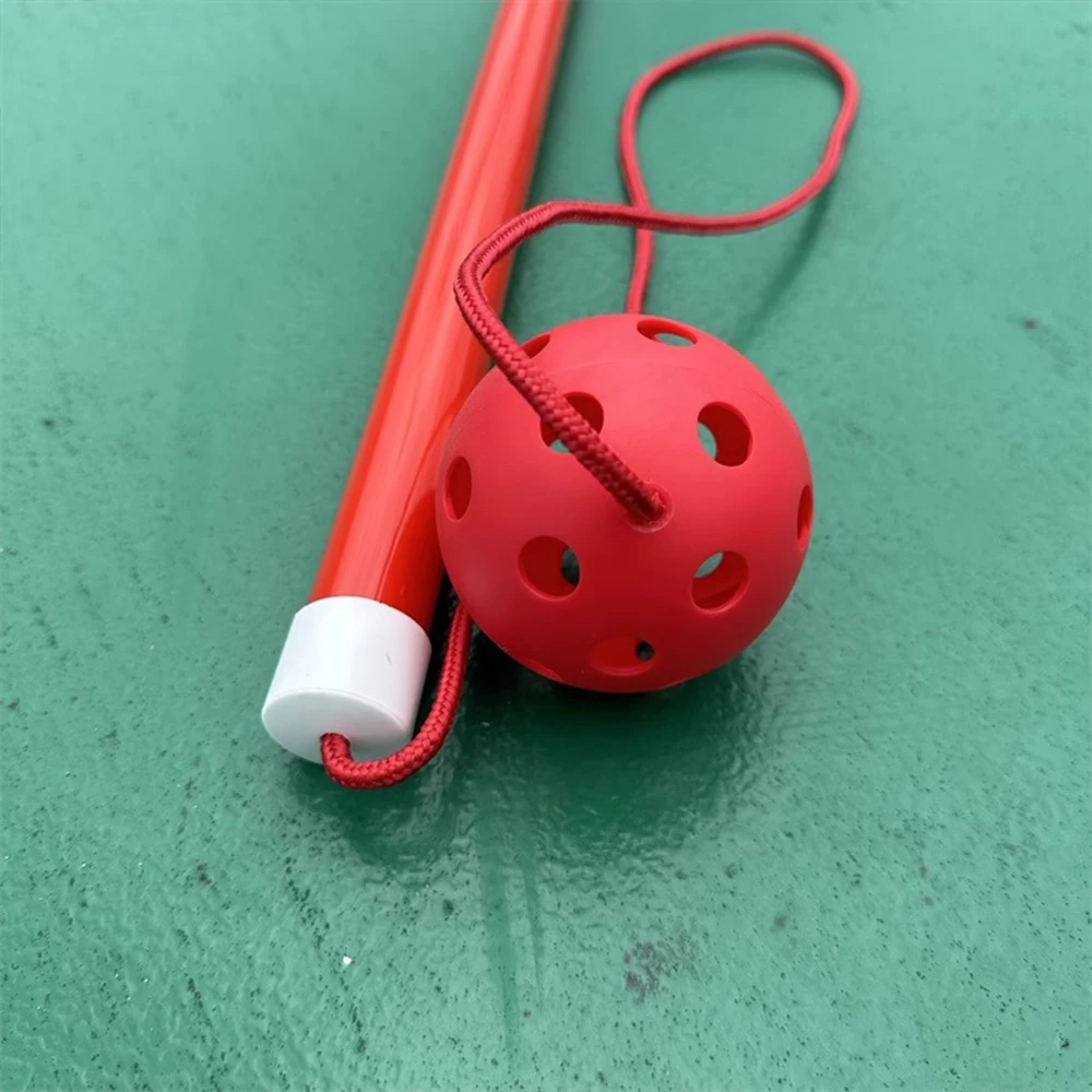 Palo de juego para deportes al aire libre, pelota para saltar, entrenamiento sensorial, coordinación mano-ojo para niños, juguetes, equipo de juguete