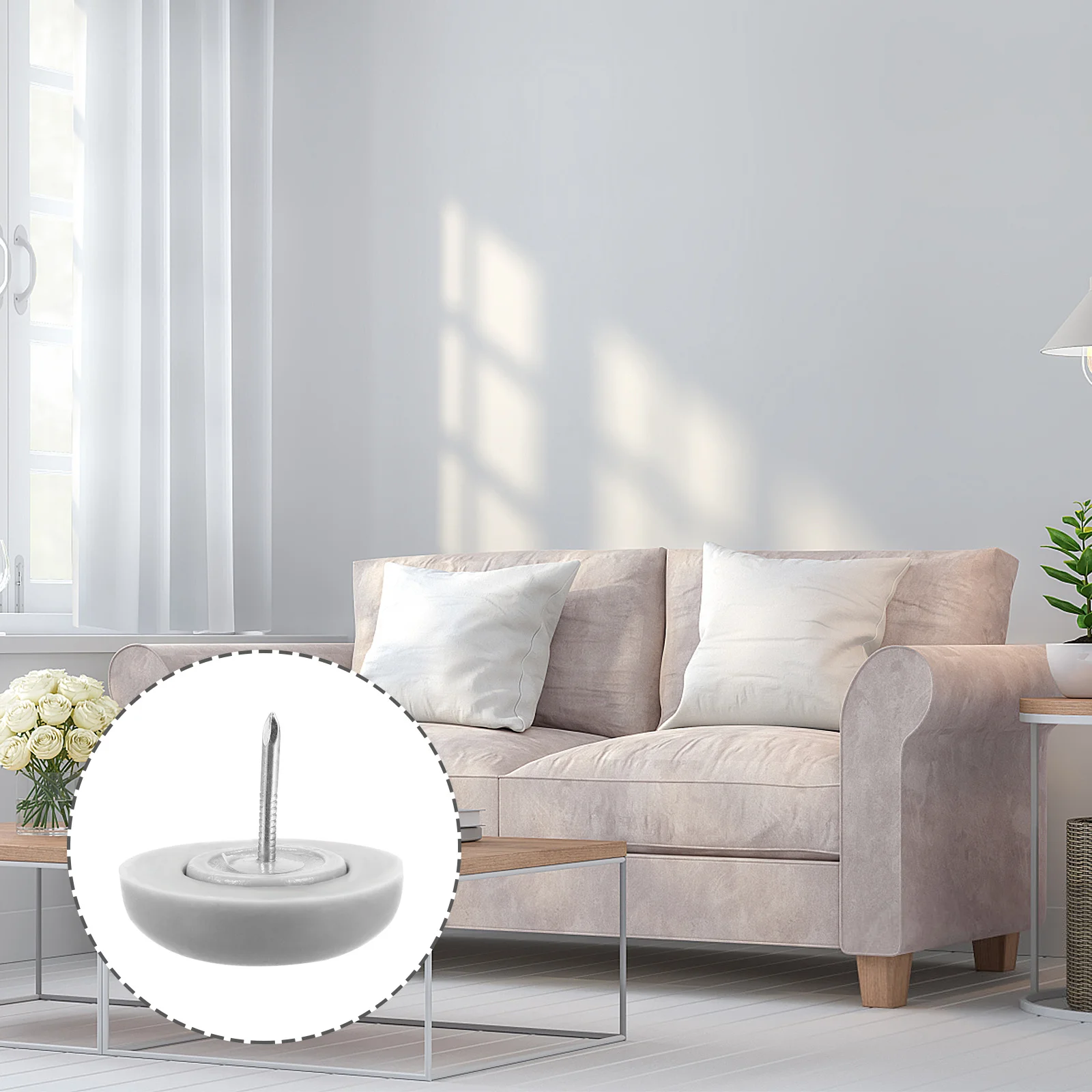 

50 шт., противоскользящие скользящие подушечки, мебельная ножка, нижняя защита для пола для стула, стола, слайдер из ПВХ, влажный шум, царапины