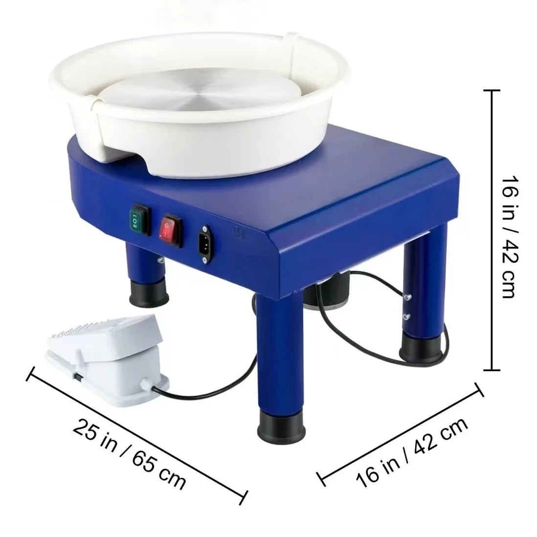 Hot Sales 14in/35cm Pottery Wheel Machine Professional 450W Pottery Wheel for Adults and Kids Electric Clay Pottery Wheel