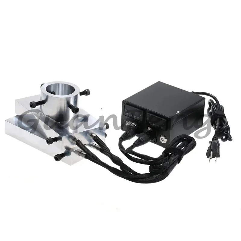 Rosin Press Build Kit, 4x7 inch rosin press with 4 heating rods and dual PID temperature controllers for 10-20 ton presses