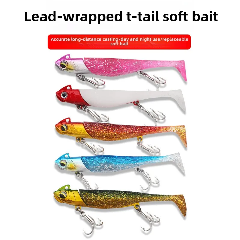 

Testar Weedless T-Tail Swimbait 19 г/30 г — приманка для дальнего заброса для мангровой рыбалки — свечение в темноте тело и высокоуглеродистый