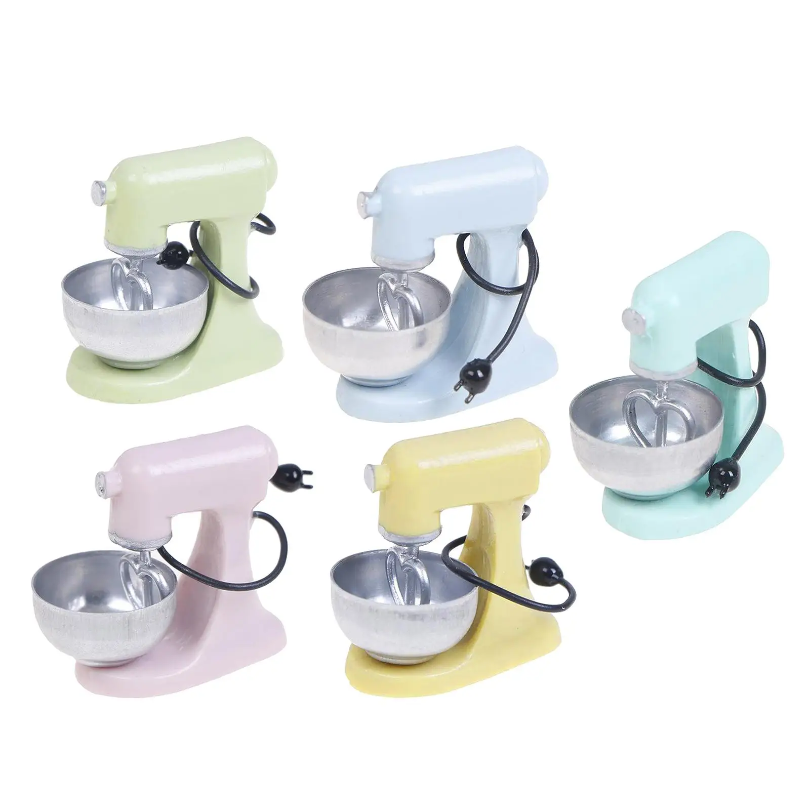 1/12 Bilancia Casa delle Bambole Utensili Da Cucina In Miniatura Miscelatore Alimentare Elettrico Frullatore Modello di Casa Mobili Da Cucina Scena di Vita Decor Giocattoli