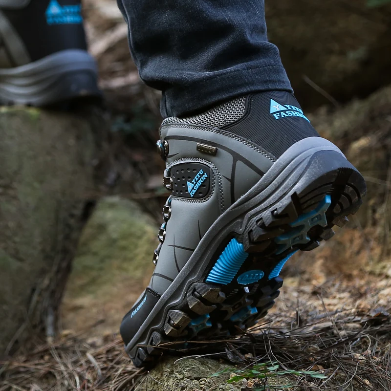 Heren Outdoor Trekking Toerisme Schoen Wandelschoenen Waterdicht Slijtvast Sport Kamperen Klimschoenen Vissen Jachtlaarzen