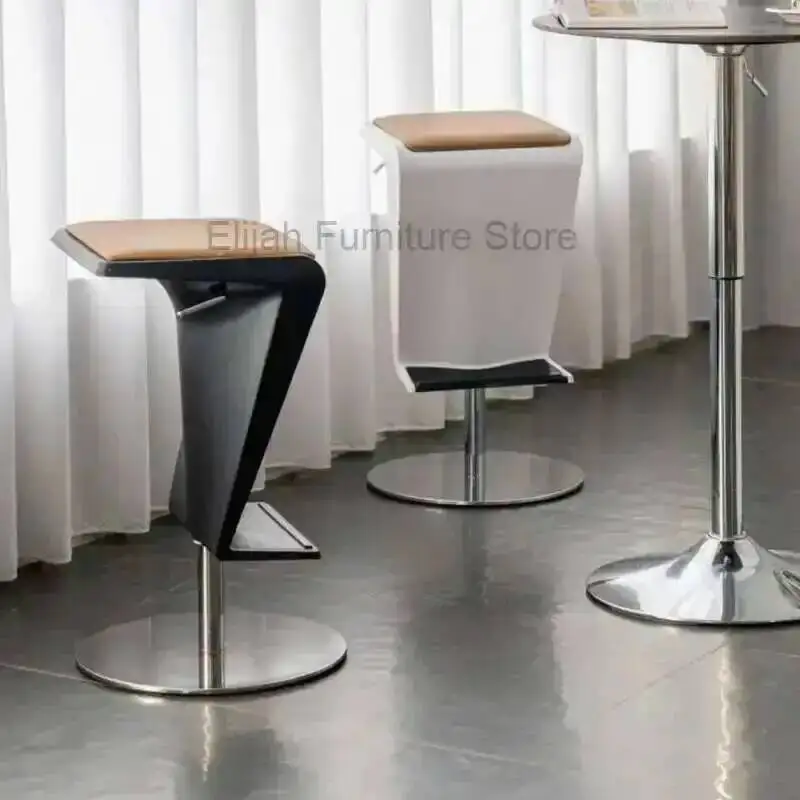 

Designer Chairs Adjustable Salon Height Bar Reception Italian Unique Bar Stools Island Personalized Sillas De Bar Home Furniture