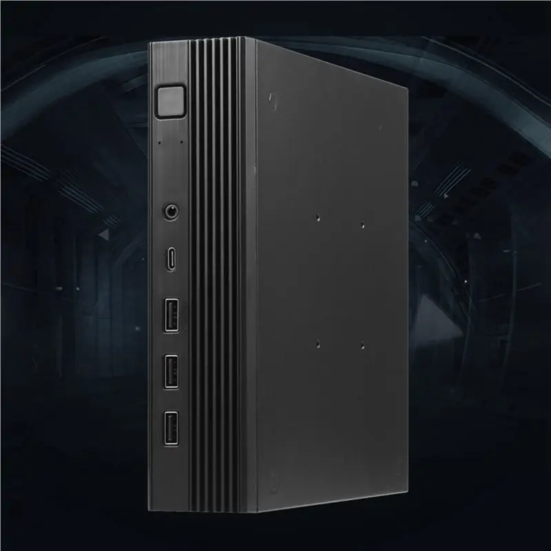 ABRI-2X TX06 Desktop Mini ITX Case Mini Game Computer Chassis HTPC Chassis For MINI-ITX Ultra-Thin Motherboard