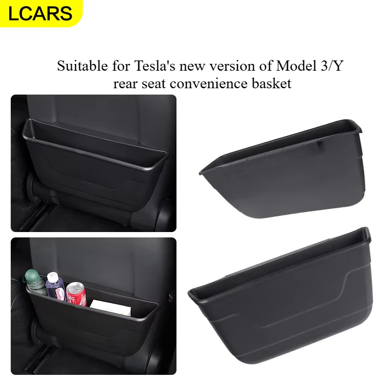 

Lcars-Rear Seat Convenient Basket Suitable for Tesla's New Version Model Y/Model 3 Simple Installation New Auto Accessories